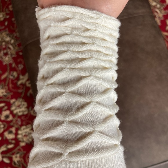 Ivory Sweater dress with cowl neck - Picture 8 of 10